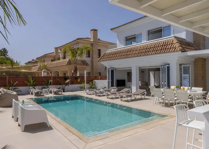 Sunnyvillas-3br New Modern Villa-private Pool-blg * Paralímni